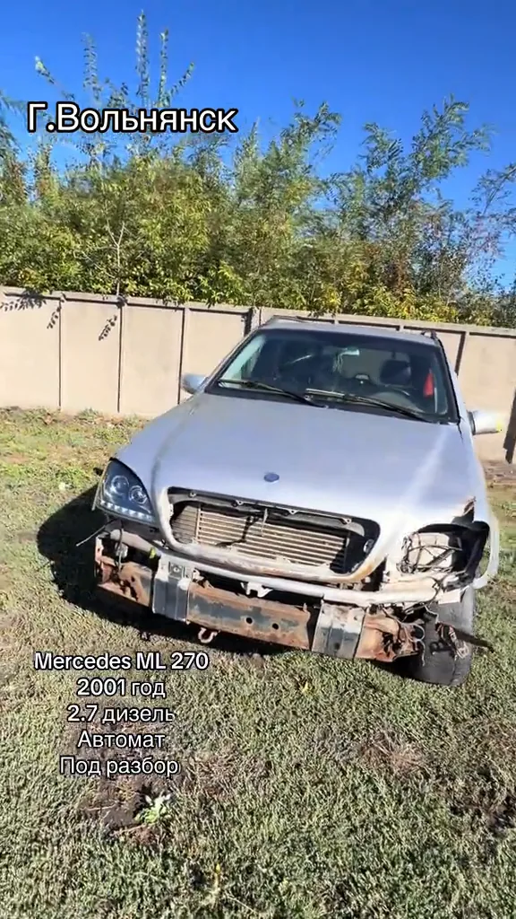 Mercedes-Benz ML 270 CDI W163 2001 — фото 1