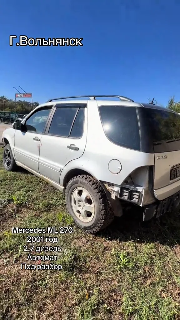 Mercedes-Benz ML 270 CDI W163 2001 — фото 6